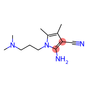 1H-Pyrrole-3-carbonitrile, 2-amino-1-[3-(dimethylamino)propyl]-4,5-dimethyl-