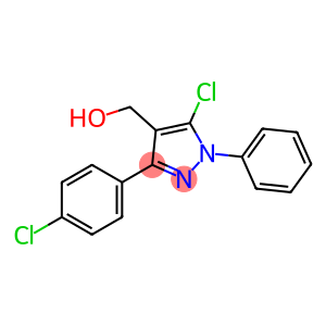 5-CHLORO-3-(4-CHLOROPHENYL)-1-PHENYL-1H-PYRAZOLE-4-METHANOL