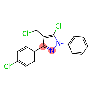 5-chloro-4-(chloromethyl)-3-(4-chlorophenyl)-1-phenylpyrazole