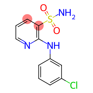 2-(3-chloroanilino)-3-pyridinesulfonamide