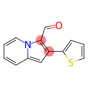 3-Indolizinecarboxaldehyde, 2-(2-thienyl)-
