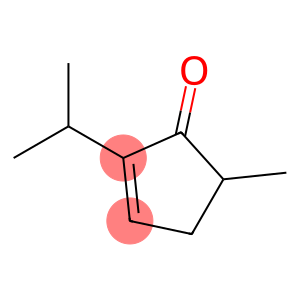 2-Cyclopenten-1-one, 5-methyl-2-(1-methylethyl)-