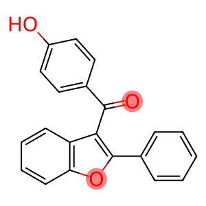 (4-HYDROXYPHENYL)(2-PHENYL-3-BENZOFURANYL)METHANONE