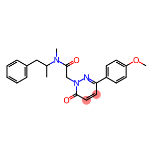 (-)-N-Methyl-N-(α-methylphenethyl)-3-(4-methoxyphenyl)-6-oxo-1(6H)-pyridazineacetamide