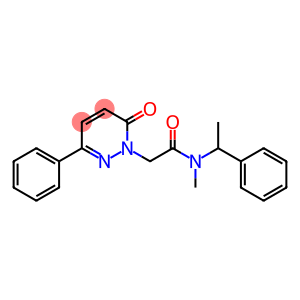 N-Methyl-N-(α-methylbenzyl)-6-oxo-3-phenyl-1(6H)-pyridazineacetamide