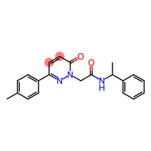 N-(α-Methylbenzyl)-6-oxo-3-(p-tolyl)-1(6H)-pyridazineacetamide