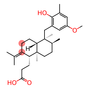 (1S,4aβ)-Decahydro-5β-[(2-hydroxy-5-methoxy-3-methylphenyl)methyl]-5,6β,8aα-trimethyl-2-(1-methylethylidene)-1-naphthalenepropionic acid