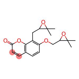 7-[(3,3-Dimethyloxiran-2-yl)methoxy]-8-[(3,3-dimethyloxiran-2-yl)methyl]-2H-1-benzopyran-2-one