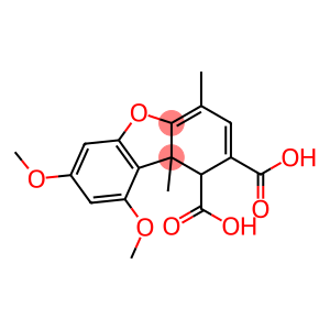 1,9b-Dihydro-7,9-dimethoxy-4,9b-dimethyl-1,2-dibenzofurandicarboxylic acid