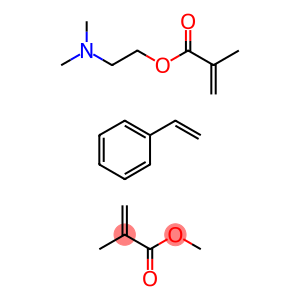 2-Propenoic acid, 2-methyl-, 2-(dimethylamino)ethyl ester, polymer with ethenylbenzene and methyl 2-methyl-2-propenoate