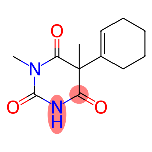 1,5-dimethyl-5-(1-cyclohexenyl)barbituricacid