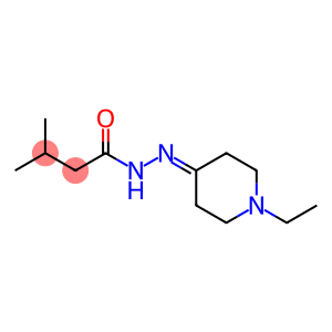 Butanoic acid, 3-methyl-, (1-ethyl-4-piperidinylidene)hydrazide (9CI)