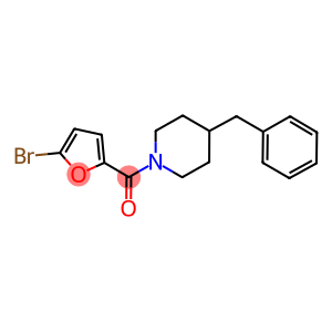 4-benzyl-1-(5-bromo-2-furoyl)piperidine