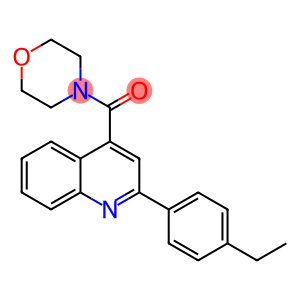 2-(4-ethylphenyl)-4-(4-morpholinylcarbonyl)quinoline