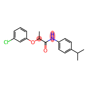 2-(3-chlorophenoxy)-N-(4-isopropylphenyl)propanamide