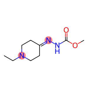 Hydrazinecarboxylic acid, (1-ethyl-4-piperidinylidene)-, methyl ester (9CI)