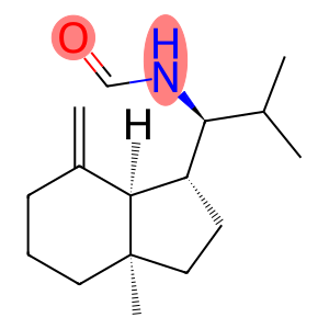 N-[(S)-2-Methyl-1-[(1R,7aα)-octahydro-3aα-methyl-7-methylene-1H-inden-1-yl]propyl]formamide