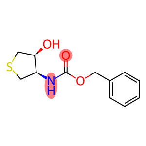 Carbamic acid, (tetrahydro-4-hydroxy-3-thienyl)-, phenylmethyl ester, cis- (9CI)