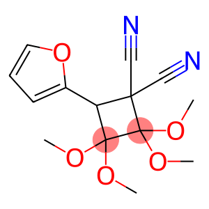 1,1-Cyclobutanedicarbonitrile,4-(2-furanyl)-2,2,3,3-tetramethoxy-