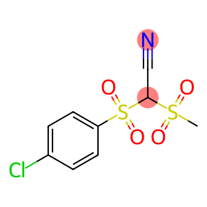 Acetonitrile, 2-[(4-chlorophenyl)sulfonyl]-2-(methylsulfonyl)-