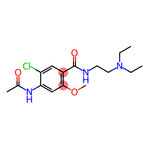 4-(acetylamino)-5-chloro-N-[2-(diethylamino)ethyl]-2-methoxybenzamide