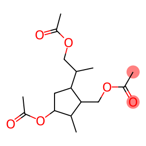 4-(Acetyloxy)-2-[(acetyloxy)methyl]-β,3-dimethyl-1-cyclopentaneethanol acetate