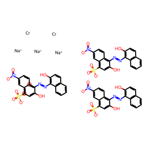 3-Hydroxy-4-[(2-hydroxy-1-naphthalenyl)azo]-7-nitro-1-naphthalenesulfonicacid,monosodiumsalt,chromiumcomplex