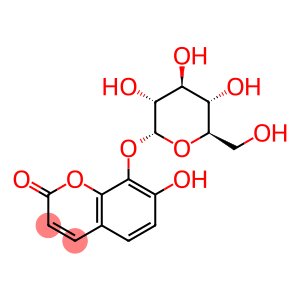 2H-1-Benzopyran-2-one, 8-(α-D-glucopyranosyloxy)-7-hydroxy-