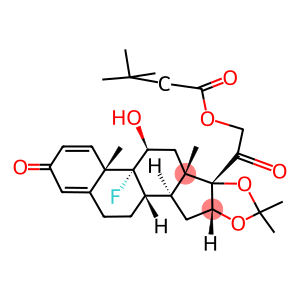 9-Fluoro-11β,21-dihydroxy-16α,17-(isopropylidenebisoxy)pregna-1,4-diene-3,20-dione 21-(3,3-dimethylbutyrate)