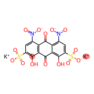 dipotassium  9,10-dihydro-1,8-dihydroxy-4,5-dinitro-9,10-dioxoanthracene-2,7-disulphonate