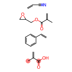 2-甲基-2-丙烯酸与乙烯基苯、2-甲基-2-丙烯酸环氧乙烷基甲基酯和2-丙烯腈的聚合物