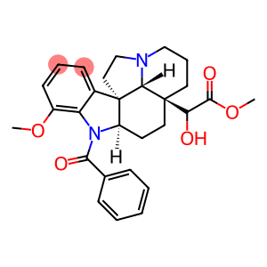 1-Benzoyl-20-hydroxy-17-methoxyaspidospermidin-21-oic acid methyl ester