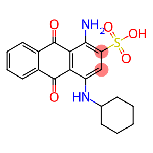 1-氨基-4-(环己基氨基)-9,10-二氢-9,10-二氧代蒽-2-磺酸