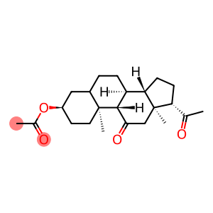 Pregnane-11,20-dione, 3-(acetyloxy)-, (3α)- (9CI)