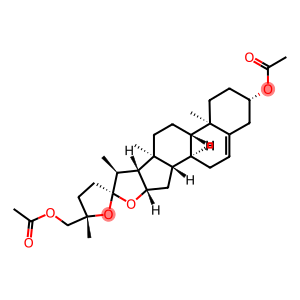 Furost-5-ene-3,26-diol, 22,25-epoxy-, diacetate, (3β,22α,25S)- (9CI)