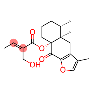 2-(Hydroxymethyl)-2-butenoic acid (4aR)-4,5,6,7,8,9-hexahydro-3,4aβ,5β-trimethyl-9-oxonaphtho[2,3-b]furan-8aβ(4aH)-yl ester