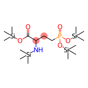 Butanoic acid, 4-[bis[(trimethylsilyl)oxy]phosphinyl]-2-[(trimethylsilyl)amino]-, trimethylsilyl ester