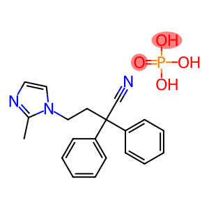 咪达那新杂质(1 -(3-氰基3,3-DIPHENYLPROPYL)2-METHYL-1H-IMIDAZOLIUM磷酸盐)