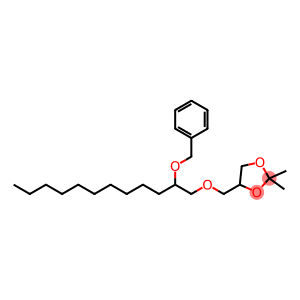 1,3-Dioxolane, 2,2-dimethyl-4-[[[2-(phenylmethoxy)dodecyl]oxy]methyl]-