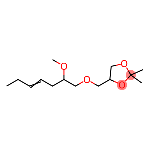 4-[[(2-Methoxy-4-heptenyl)oxy]methyl]-2,2-dimethyl-1,3-dioxolane