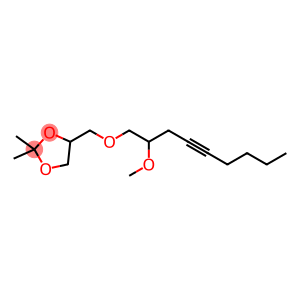 4-[[(2-Methoxy-4-nonynyl)oxy]methyl]-2,2-dimethyl-1,3-dioxolane