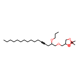 2,2-Dimethyl-4-[[(2-propoxy-4-hexadecynyl)oxy]methyl]-1,3-dioxolane