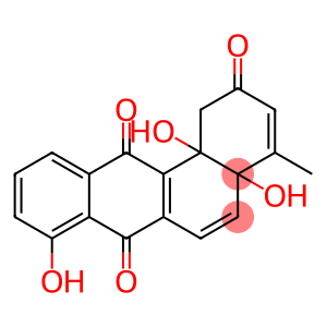 4a,12b-Dihydro-4a,8,12b-trihydroxy-4-methylbenz[a]anthracene-2,7,12(1H)-trione