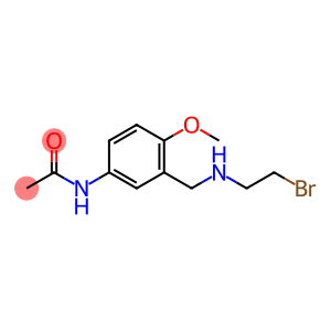 Acetamide, N-[3-[[(2-bromoethyl)amino]methyl]-4-methoxyphenyl]-