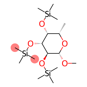 Methyl 2-O,3-O,4-O-tris(trimethylsilyl)-6-deoxy-β-L-galactopyranoside