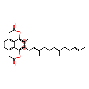 2-Methyl-3-(3,7,11-trimethyl-2,6,10-dodecatrienyl)-1,4-naphthalenediol diacetate