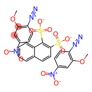 bis(2-methoxy-4-nitrobenzenediazonium) naphthalenedisulphonate