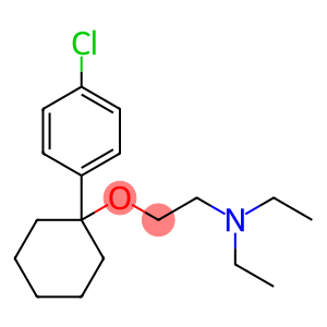 2-[1-(4-chlorophenyl)cyclohexyl]oxy-N,N-diethyl-ethanamine