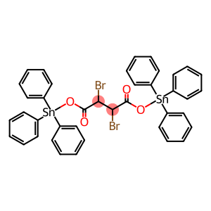 2,3-Dibromosuccinic acid bis[triphenyltin(IV)]