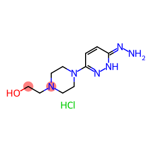 1-Piperazineethanol, 4-(6-hydrazinyl-3-pyridazinyl)-, hydrochloride (1:3)